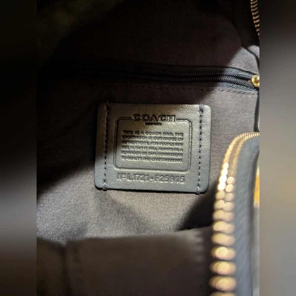 NWOT COACH Mini Charlie Backpack Hearts - Picture 3 of 3